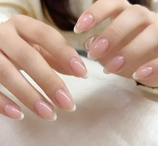 ネイル By moonネイル 🌷ワンホン/韓国風のネイルデザイン