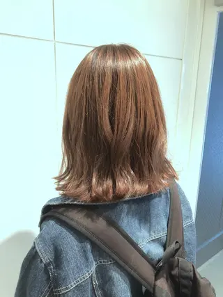 ミディアム 瀧尻 涼のヘアスタイル