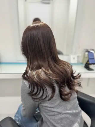 ロング ⋆.韓国hair⊹ みゆ໒꒱ིྀ༝⁺のヘアスタイル