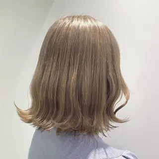 ミディアム カラー エフェクトブリーチ 🌟前澤啓太朗のヘアスタイル