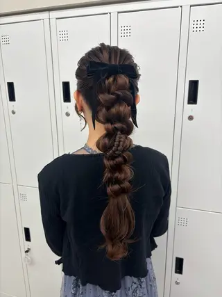 ロング シールエクステ✨️韓 国羽エクステ🪽和希のヘアスタイル