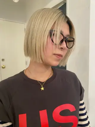 ショート YUUKI/ウルフ .ボブパーマのヘアスタイル