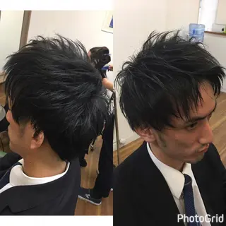 ヘアアレンジ メンズ SHIORI💜口コ ミNo.1艶カラーのヘアスタイル