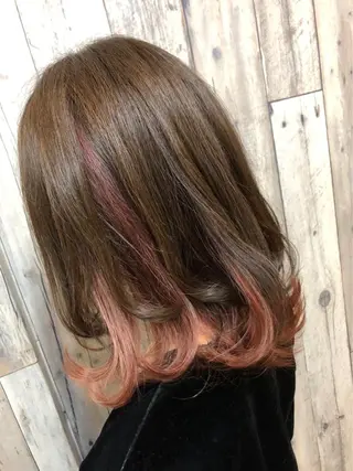 カラー リップカール 神戸のヘアスタイル