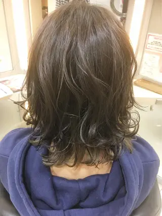 ミディアム 永井 大希のヘアスタイル