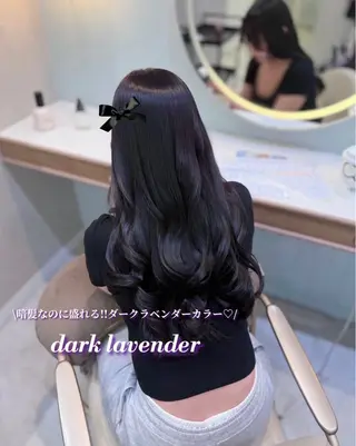 ロング カラー 暖色⌇﻿縮毛矯正⌇﻿ 𝐀𝐤𝐚𝐫𝐢のヘアスタイル