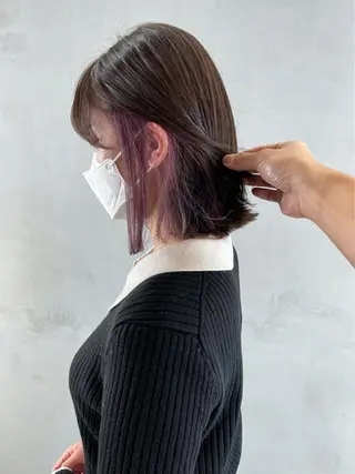 ミディアム カラー ITbyALBUM 浦和店のヘアスタイル