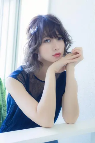 ミディアム カラー ヘアアレンジ 【滝川市 美容師】 髙橋昌也のヘアスタイル