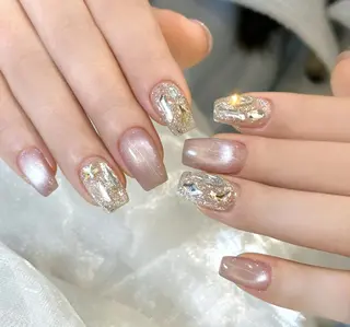 ネイル By moonネイル 🌷ワンホン/韓国風のネイルデザイン