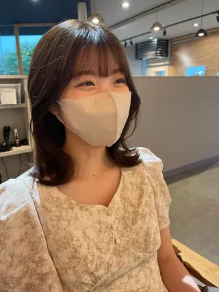 ミディアム 市村 香多のヘアスタイル