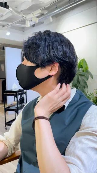 ショート カラー メンズ 大人可愛い透明感🌟 小顔・韓国髪🌟野中のヘアスタイル