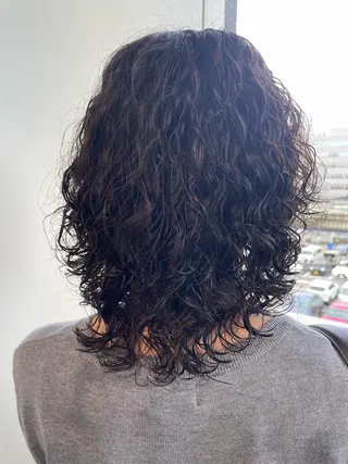 ロング カラー パーマ 🎀レイヤー/パーマ カラー/ai🎀のヘアスタイル