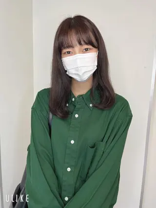 セミロング カラー 【🫧美髪艶髪】 🎖️MARIAのヘアスタイル