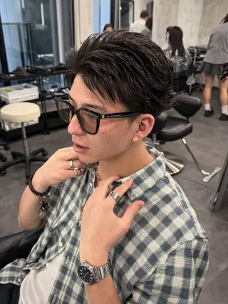 メンズ 🔥二刀流美容師🔥 渋谷/近澤瑠以✂️のヘアスタイル
