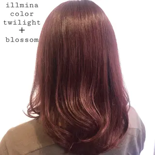 セミロング カラー 似合わせカラー✨人気 荻窪🌈川端風子のヘアスタイル