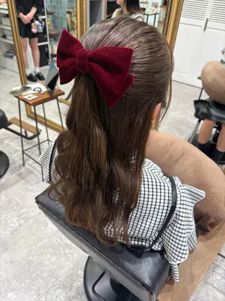 ヘアアレンジ ピンクカラーアレンジ 🩷AYANA🩷のヘアスタイル