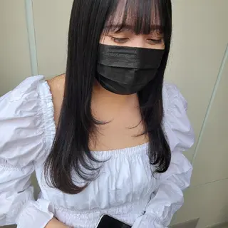 ロング カラー 羽エクステ🩷 🤍まき🤍のマツエク・マツパデザイン