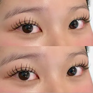 マツエク・マツパ 🎀モテ暖色× 艶カラーちな🎀のマツエク・マツパデザイン