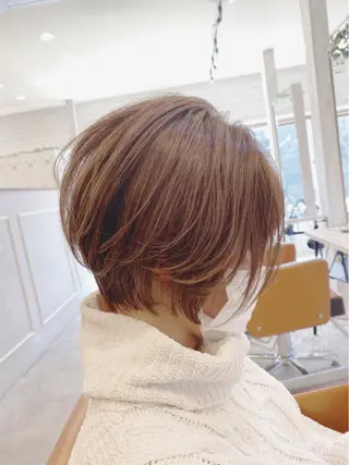 ショート カラー メンズ アイブロウ Agu hair aimer所属・古林 紘のヘアスタイル