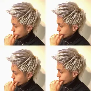 ショート カラー メンズ 北原 練のヘアスタイル