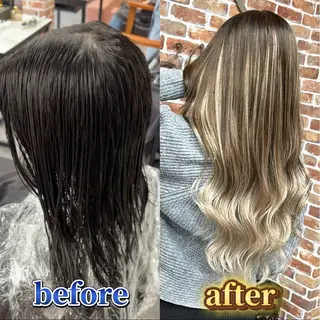 ロング カラー ギャルの革命児 秀斗のヘアスタイル