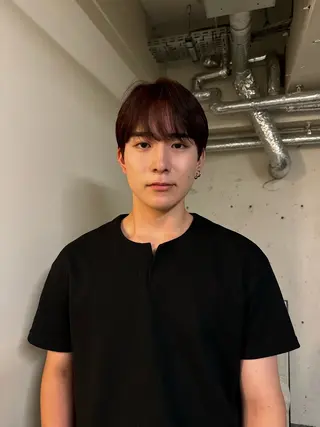 カラー メンズ たける/韓国へア /ダウンパーマのヘアスタイル