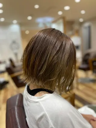ショート カラー YASUHIRO グレージュ/メンズのヘアスタイル