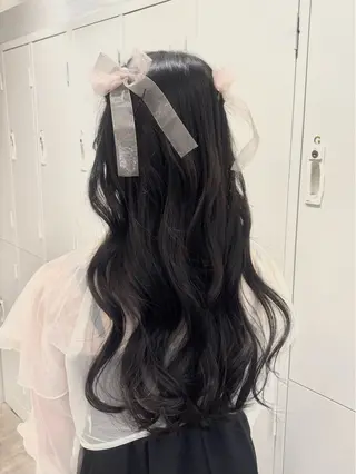 ロング カラー レイヤーカット🍒韓 国ヘア🍒ひかりのヘアスタイル