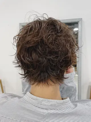 ショート パーマ 🌈前田 潤 /ショート/レイヤーのヘアスタイル