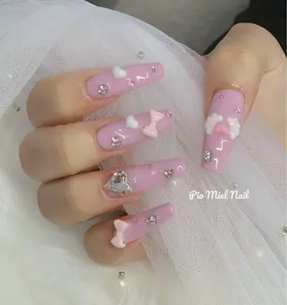 ネイル HANA 長さだしのネイルデザイン