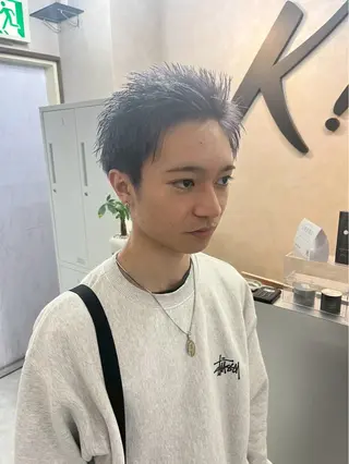 ショート メンズ 森長 留以のヘアスタイル
