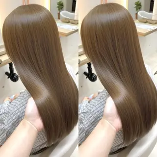 ロング 🪞Kana｜透明感 カラー × 髪質改善のヘアスタイル