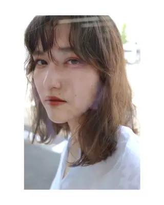 セミロング 小岸 竜のヘアスタイル