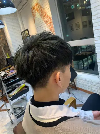 ショート カラー メンズ 髪質改善/白髪ぼかし KENTAのヘアスタイル