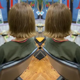 ミディアム カラー kimiwada maiのヘアスタイル