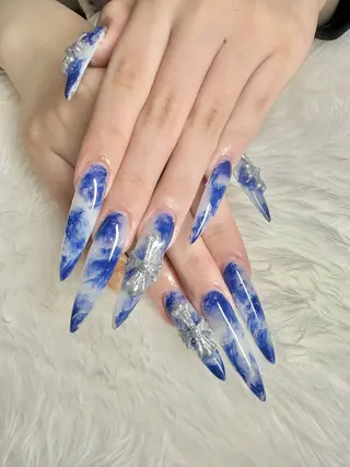 ネイル 💖長さ出し＆ワンホ ンネイルaya💖のネイルデザイン