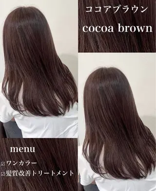 セミロング 金気 真央のヘアスタイル
