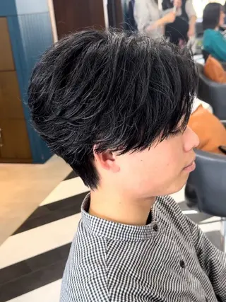 カラー パーマ ヘアアレンジ メンズ 伊藤 陸のヘアスタイル