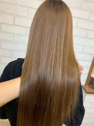 ロング カラー パーマ ヘアアレンジ メンズ キッズ ネイル マツエク・マツパ アイブロウ 韓国/顔周り/透明感 /レイヤー/ひなたのヘアスタイル