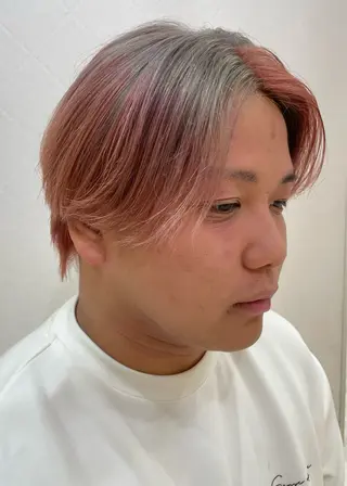 ショート カラー メンズ 縮毛矯正/ 似合わせ/古津遼平のヘアスタイル