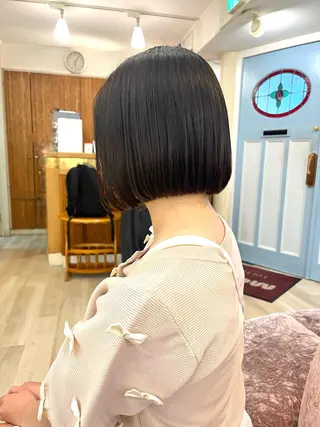 ミディアム ボブ/透明感カラー /大宮/たぐち🥣のヘアスタイル