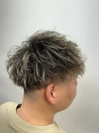 メンズ ダブルスキルエクステ /羽エクステ白石宇由のヘアスタイル