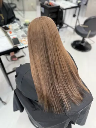 ロング カラー メンズ ☁️かずき☁️青.紫 推し活カラー💫のヘアスタイル