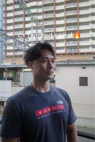 パーマ メンズ 三野 光太郎のヘアスタイル