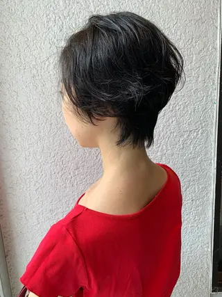 ショート パーマ 安達 俊亮のヘアスタイル