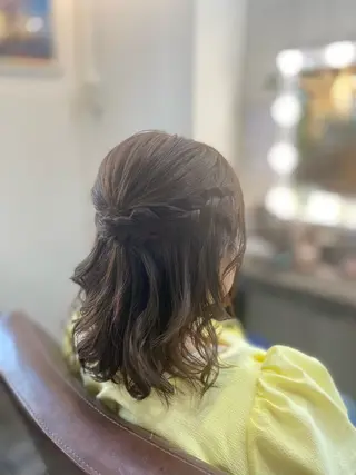 ヘアアレンジ hair make もりした ゆうのヘアスタイル