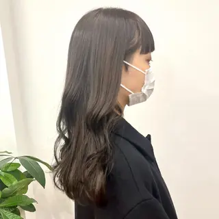 セミロング ヘアアレンジ HIROKO / 透明感暖色カラー🎀のヘアスタイル