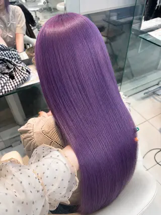 ロング ブリーチ透明感カラー /レイヤー👗しずかのヘアスタイル