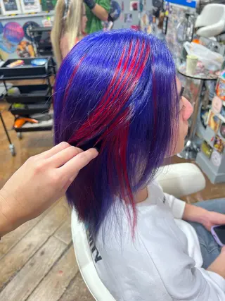 ミディアム カラー メンズ KOYA ｺﾔのヘアスタイル