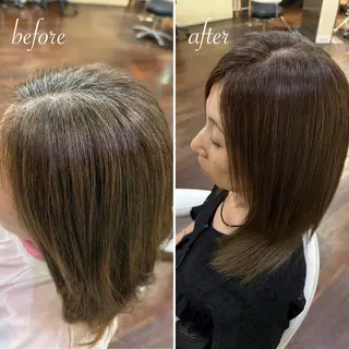 ミディアム カラー イーストハムネオ高木 亮人🌿のヘアスタイル